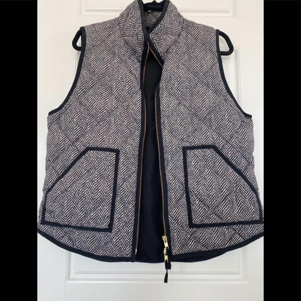 J.Crew Herringbone Vest